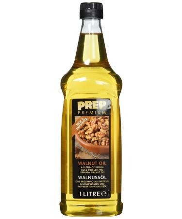 Prep Premium walnut oil 1 x 1000 ml Pet mixture of native cold -pressed refined walnut oil very taste -intensive for marinating meat fish poultry