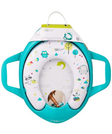 BBLV Pti Padded Toilet Seat Cover for Potty Training - Aqua - Buy Online on SooperMarket.com