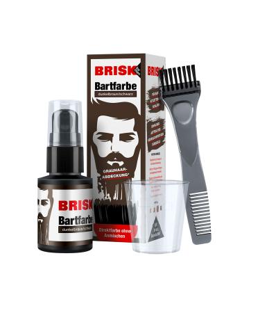 BRISK beard dye dark brown/black 30 ml 333328
