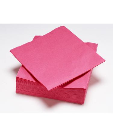Le Nappage 50 cotton wool napkins 33 x 33 cm 2-ply FSC cellulose fuchsia 33 x 33 cm Fuchsia 33cm x 33cm