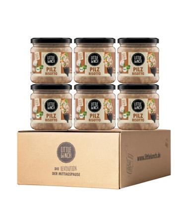 Little Lunch Ready Meal Mushroom Risotto Rice Ready Meal 100% Organic Veggie Pack of 6 6 x 350g Mushroom Risotto