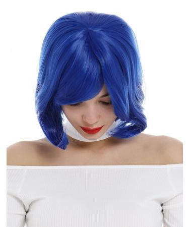 Buy WIG ME UP 0820-T2512 Short Bob Wavy Wig for Ladies - Stylish Blue Color | International Shipping Available - Buy Online on SooperMarket.com
