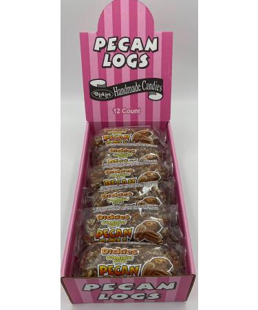 DICKIES PECAN LOG ROLL INDIVIDUALLY WRAPPED - 2 oz Each ( 12 in a Pack )