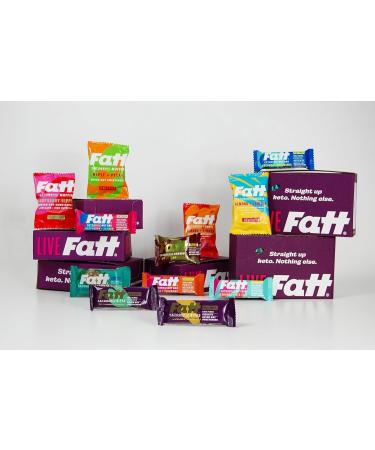 Fatt Keto Bars - Caramel & Sea Salt - 4 x 30g - 2g Carbs - 100% Natural - Low Carb Low Sugar High Prebiotic Fibre Vegan & Sweetener Free - FattBar Caramel & Sea Salt 4 count (Pack of 1) - Buy Online on SooperMarket.com