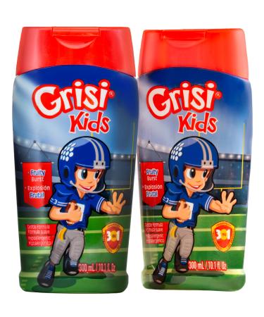 Grisi, Kids Chamomile 3 in 1: Shampoo, Conditioner and Body Wash Paraben Free Hypoallergenic 2-Pack of 10.1 FL Oz per bottle, 2 Bottles