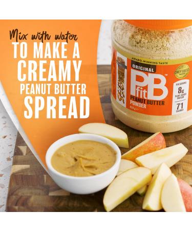 Buy PBFIT Peanut Butter Powder - High Protein 87% Less Fat Gluten-Free - 850g Can for Healthy Spreads - Buy Online on SooperMarket.com