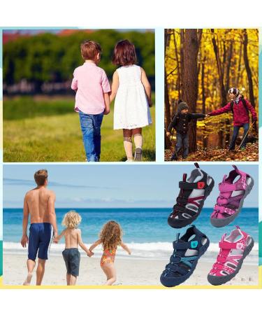Csgkag Boys Girls Closed Summer Beach Sandals - Sport Outdoor Trekking Shoes 30 EU Pink - Buy Online on SooperMarket.com