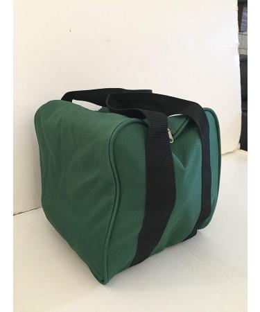 BuyBocceBalls Listing - - Extra Heavy Duty Nylon Bocce Bag (3 of 7) - Green with Black Handles - Buy Online on SooperMarket.com