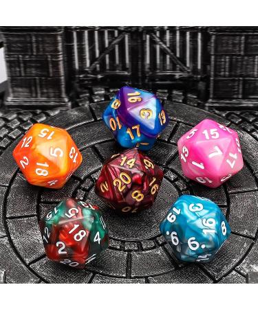 DND Dice Set 42 pcs - 6 Sets Double-Color Polyhedral Dice with Bag for D&D, RPG, MTG - Great for Table Games - Buy Online on SooperMarket.com