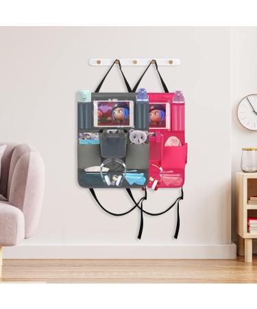 Annmore Car Organizer with Toniebox Holder and iPad Bag - Seat Back Cover and Organiser for Tonies Characters - Grey - 1 Piece - Buy Online on SooperMarket.com