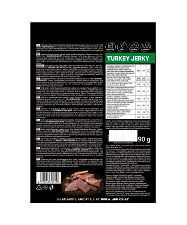 Indiana Beef Jerky - High Protein Dried Meat Snack | No Added Sugar | 18g - 10 x 90g Turkey Jerky - Buy Online on SooperMarket.com