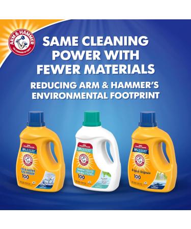 Arm & Hammer Liquid Laundry Detergent for Sensitive Skin Super Concentrated Skin Friendly Fresh Scent 100 Loads 2.96-L - Buy Online on SooperMarket.com