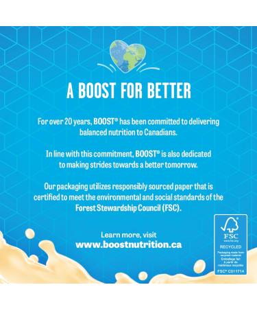 BOOST PLUS Complete Nutrition Drink Vanilla 6x237ml Bottles Case Pack of 4 Packaging May Vary - Buy Online on SooperMarket.com