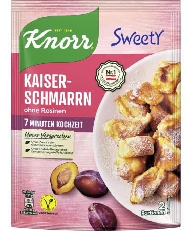 Knorr Sweety Kaiserschmarrn without raisins 2 portions (1 x 185 g) Kaiserschmarrn without raisins 185 g (1 pack)