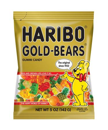 Haribo Gold Bears Gummy Candy - 5oz Pack (12 Units) - Sweet Treats by Haribo - Buy Online on SooperMarket.com