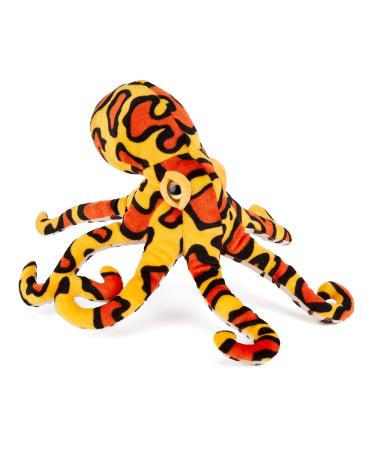 Zappi Co Plush Children's Stuffed Soft Cuddly Plush Toy-Part of Safari Animals Collection Perfect for Kids (25cm Depth)(Octopus)