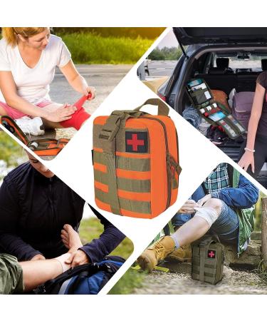 Buy Crisis First Aid Bag | Molle Tactical EDC IFAK Pouch for Outdoor & Travel | Premium Camping Gadgets - Buy Online on SooperMarket.com