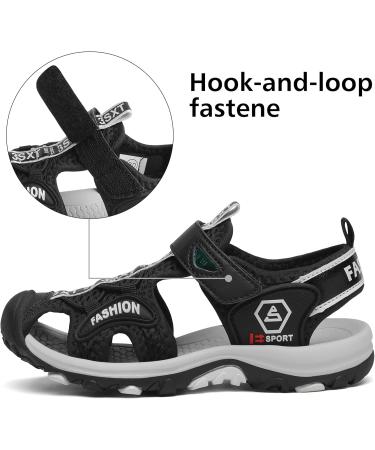 SAGUARO Closed Sandals for Kids - Breathable Trekking Summer Shoes 26 EU Black - Ideal for Outdoor Adventures - Buy Online on SooperMarket.com