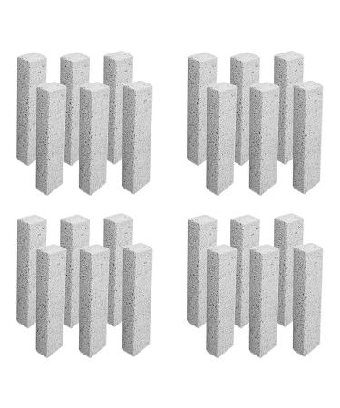 Aposous 24 Pack Pumice Stone Toilet Bowl Clean Brush Remove Toilet Bowl Hard Water Rings Calcium Buildup and Rust Suitable