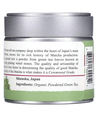 Organic Matcha Ceremonial Grade - The Tao of Tea 1 oz (30 g) | Premium Quality Green Tea - Buy Online on SooperMarket.com