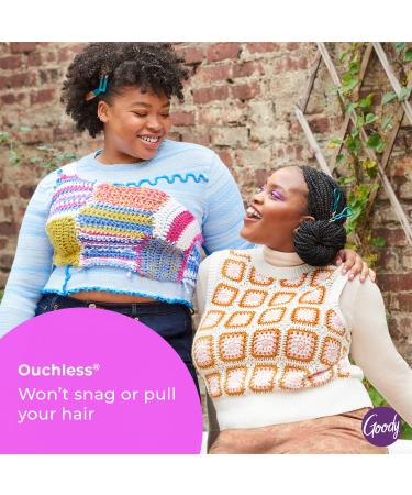Goody Forever Ouchless Elastic Hair Tie - 10 Count Black - Medium to Thick Hair - Hair Accessories for Women and Girls - Buy Online on SooperMarket.com