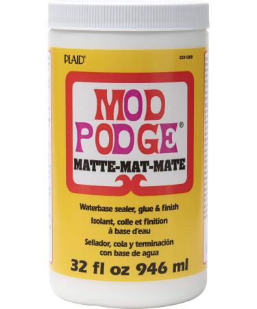 Mod Podge CS11303 Waterbase Sealer, Glue and Finish, 32 oz, Matte