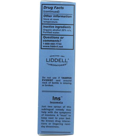 â€œLiddell Homeopathic Insomnia Relief - 1 fl oz | Natural Sleep Aidâ€‌ - Buy Online on SooperMarket.com