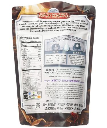 Birch Benders Keto Chocolate Chip Griddle Cakes & Waffle Mix - 10 oz - Buy Online on SooperMarket.com