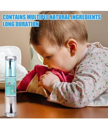 No Bite Nail Polish | Kid's Bitter Tasting 10ml Liquid Polish | Natural Ingredients Nail Care Tool for Adults Teenagers of All Ages Children - Buy Online on SooperMarket.com