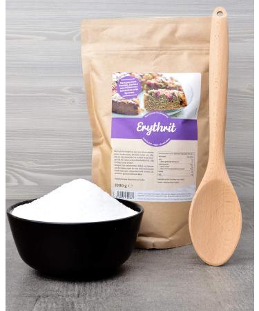 NoSugarSugar Erythritol - Natural Calorie-Free Sugar Substitute (1000g) | 70% Sweetness for Healthy Living - Buy Online on SooperMarket.com