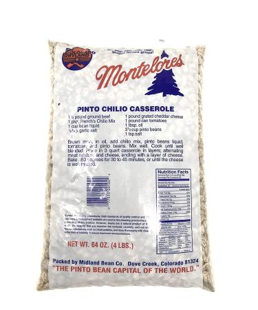 Montelores Southwestern Dove Creek Dryland Pinto Beans - 4lb Poly Bag - Buy Online on SooperMarket.com