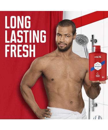 Old Spice Whitewater Shower Gel Men 1000ml 3-in-1 Shampoo Body Wash Face Wash VALUE PACK 1L With Pump - Amber Sandalwood & Citrus - Buy Online on SooperMarket.com