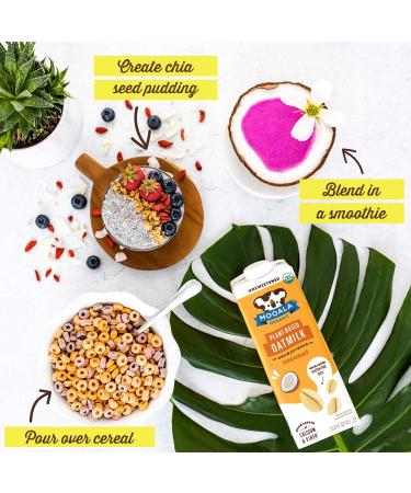 Mooala Organic Coconut Oatmilk Unsweetened 1L (Pack of 6) | Non-Dairy, Gluten-Free, Vegan & Plant-Based Beverage - No Added Sugar | Shelf-Stable - Buy Online on SooperMarket.com