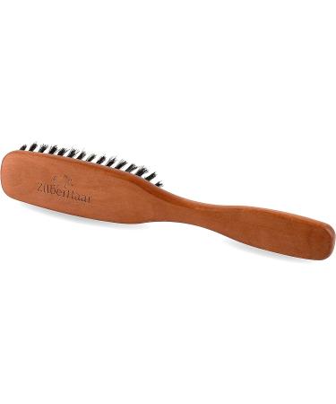 ZilberHaar Long Hair & Beard Brush - Soft 2nd Cut Boar Bristles & Pearwood - Ideal Beard Care for Men - 8.6 Inches - Buy Online on SooperMarket.com