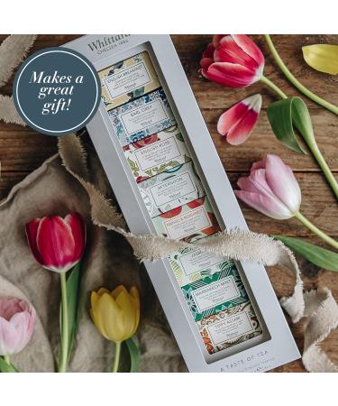 Whittard of Chelsea Tea Discoveries Gift Set - 8 Flavours x 5 Teabags | Black & Green Teas for Vegans & Vegetarians - Buy Online on SooperMarket.com