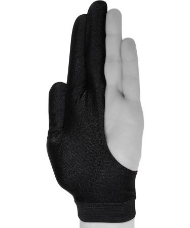 Fortuna Billiard Pool Cue Glove - Classic Two-Colored - Left Hand - Red/Black - Size Medium/Large - Buy Online on SooperMarket.com