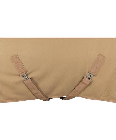 Shop RL24 Sweat Rug BASICLINE - Breathable Fleece Transport Blanket for Horses | Light Brown 145cm - Buy Online on SooperMarket.com