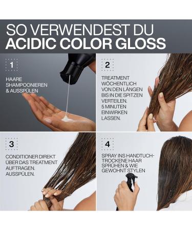 Buy Redken Acidic Color Gloss Conditioner 500ml - Color Protection & Shine for Colored Hair - 32 Washes pH Balancing Formula International Shipping Available - Buy Online on SooperMarket.com