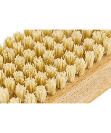 Buy REMOS Hand Brush - Artisan Crafted Beech Wood & Vegan Plant Fiber - Eco-Friendly Cleaning Tool - Buy Online on SooperMarket.com