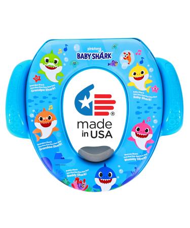 Nickelodeon Baby Shark"Sharktastic" Soft Potty Seat and Potty Training Seat - Soft Cushion, Baby Potty Training, Safe, Easy to Clean