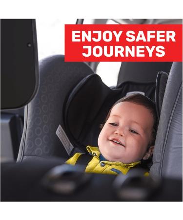 Royal Rascals Baby Car Mirror Safest Shatterproof Back Seat Mirror For Car Crystal Clear Rear View Car Mirror For Baby Baby Car Seat Mirror Car Seat Accessories incl Baby on Board Sign Black - Buy Online on SooperMarket.com