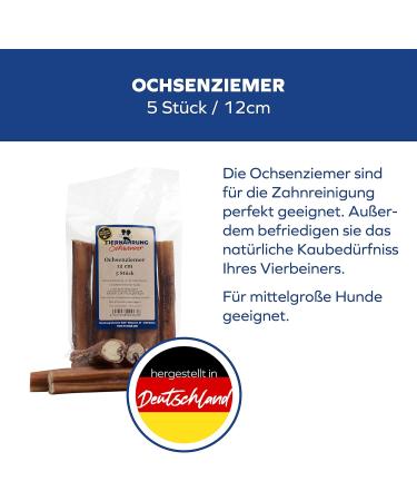 Buy Schwenner Ochsenziemer Dog Chews - 12cm Long-Lasting Chewing Treats - 5 pcs - 150g Pack - Premium Pet Food for Dogs - International Shipping Available - Buy Online on SooperMarket.com