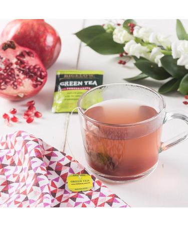 Bigelow Green Tea with Pomegranate - Caffeinated Tea Bags, 1.37 Oz (6-Pack) - Buy Online on SooperMarket.com