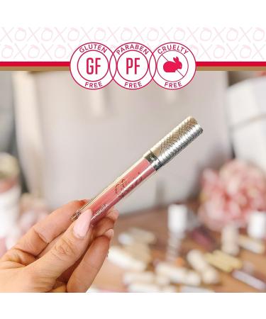 Mirabella Ultra-Hydrating Lip Gloss in Posh - Shimmering Rosy Pink | Glossy Shine Finish & Superior Color | Essential Oils for Nourished Lips - Buy Online on SooperMarket.com
