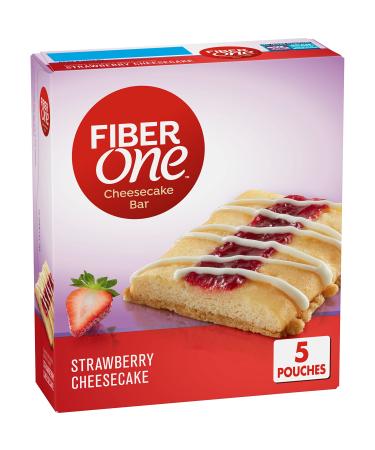 Fiber One Cheesecake Bar Strawberry Cheesecake 5 Bars 1.35 oz (38 g) Each