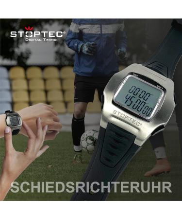 Stoptec RW-100 Referee Watch | 1-99 Minute Timer | Play Time Interruption | Clock & Alarm | 10 Memory Functions - Shop Internationally - Buy Online on SooperMarket.com
