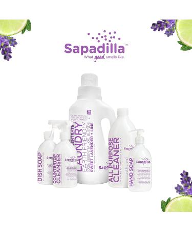 Sapadilla Sweet Lavender + Lime Biodegradable Dish Soap - 16 oz (Pack of 1) - Buy Online on SooperMarket.com