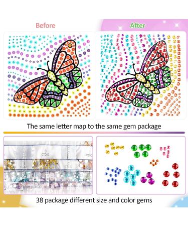 RTHPY Window Suncatcher Diamond Painting Kit for Kids 6-12 | Nature Theme | Gem Art Craft Set for Girls Ages 7-11 | Birthday Gift Idea for Teens - Buy Online on SooperMarket.com