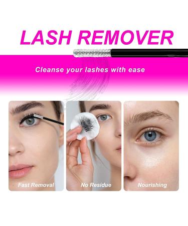 CAELYMINE Lash Bond & Remover: Cluster Lash Glue for Sensitive Eyes, Strong 48-Hour Hold, Waterproof, Latex-Free with Rose Extract - DIY Eyelash Extension Kit - Buy Online on SooperMarket.com
