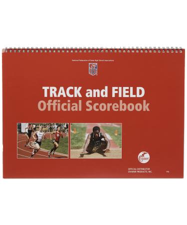 Cramer NFSHSA Scorebook, Official High School Scorebook for the NFSHSA, Spiral Bound Scorebook, Features a Full Season of Games or Matches, All Sports Contain Season Log for Compiling Statistics Track & Field
